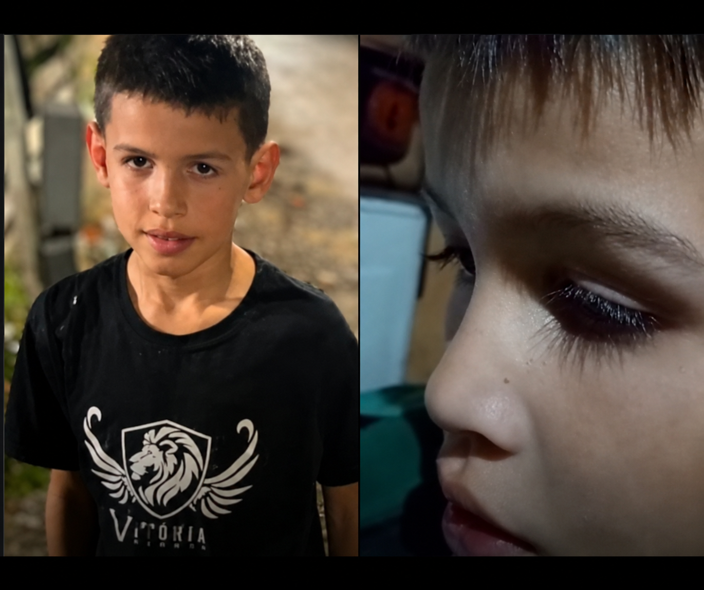 Gabriel and His 1-Year-Old Sister Sleep in a House Where the Rain Comes Through the Walls